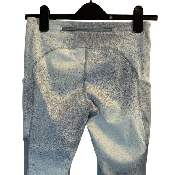 LULULEMON Speed Up Crop Mesh 21" Ocean Spray Gray Cast - Picture 2 of 9